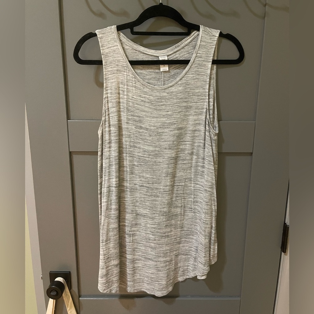 Old Navy Luxe Tank. Medium. Grey.